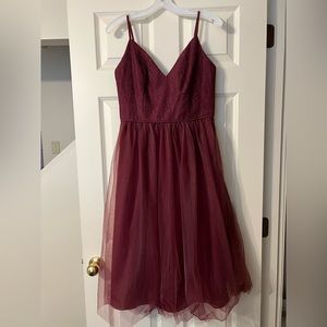 David’s bridal bridesmaid dress